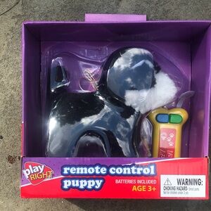 Interactive Remote Control Puppy - Black and White